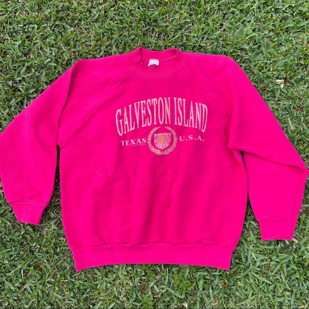 Vintage Galveston crew neck sweater